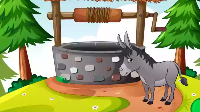 Donkey In The Well Bible Story Image