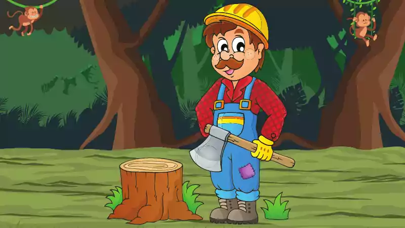 kind woodcutter story