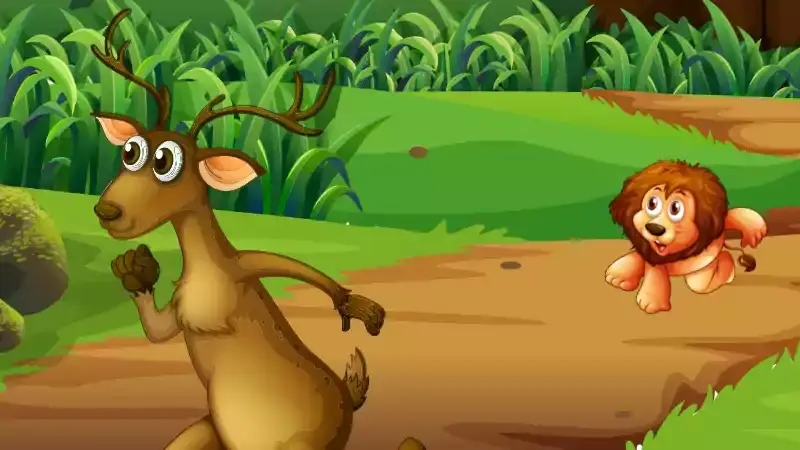 Deer-and-Lion-short-Story