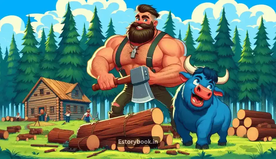 Paul Bunyan and Babe the Blue Ox story