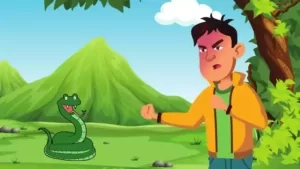 revengeful woodcutter short story